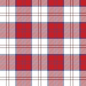 Dress Red Lennox tartan, 3" (Canadian version)