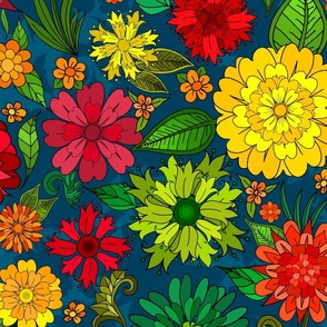 Groovy Garden 1977 (large scale)  