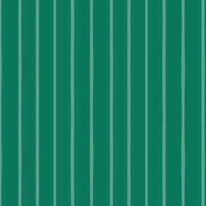 Hand Drawn Green Stripes on Green