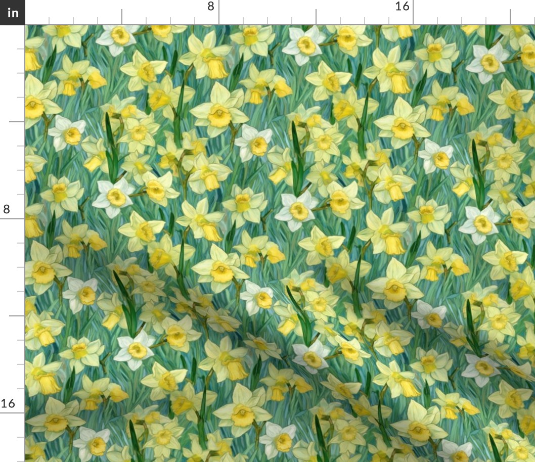 Watercolor Daffodils