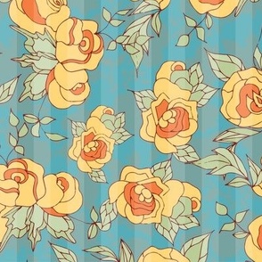 Modern grannycore shabby roses