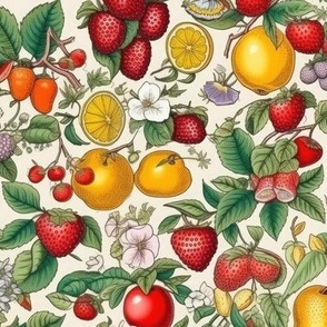 Fruit Floral Pattern