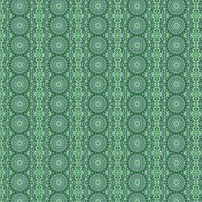 Intricate Psychedelic Funky Bohemian Trippy Ornamental Groovy Bold Blue Green Geometric Kaleidoscope Pattern