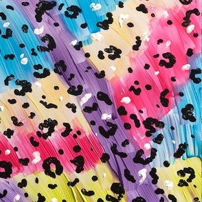 Rainbow Cheetah/Leopard Print