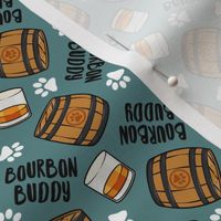 (small scale) Bourbon Buddy - Whisky Barrel - Paws - restoration green - LAD23