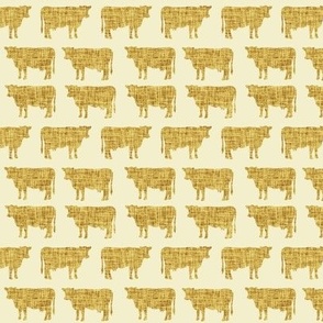 small elm + flaxen cows