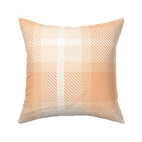 Picnic Plaid in pink, peach apricot and cream - Jumbo