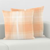 Picnic Plaid in pink, peach apricot and cream - Jumbo