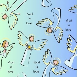 God is love Angels for Christians