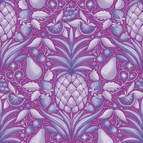 summer fruit cocktail | vibrant purple