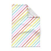 Evelyn's Diagonal Rainbow Stripe