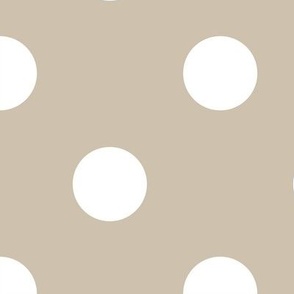 Large Scale Polka Dots with Stone Background 