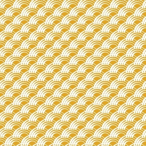 Sweet yellow waves FABRIC