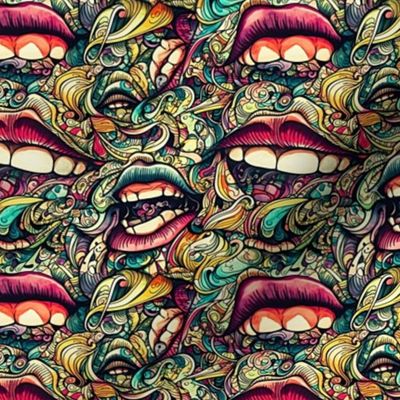 Psychedelic Lips 1