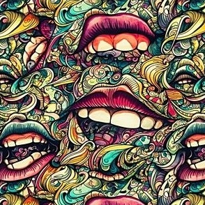 Psychedelic Lips 1