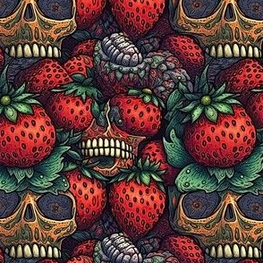 Strawberries and Skulls 1