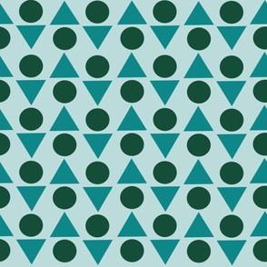 Circles and Triangles - Pantone Ultra Steady 1