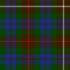 Fraser hunting tartan, 8" dark