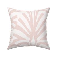 Abstract Zebra Moth dusky pink white XL 24 curtain duvet scale by Pippa Shaw