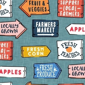 Farmers Market Signs - OG - Produce - LAD23