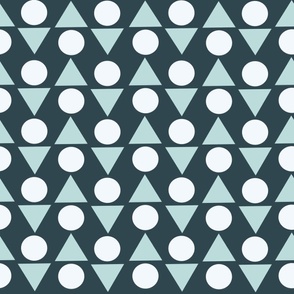 Circles and Triangles - Pantone Ultra Steady 8