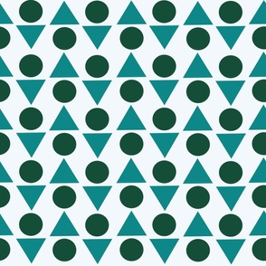 Circles and Triangles -Pantone Ultra Steady 9