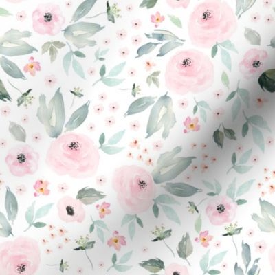 Blush Blooms Free Falling - Medium size