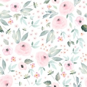 Blush Blooms Free Falling - Medium size