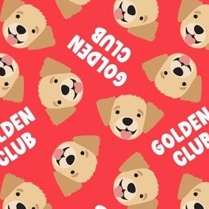 Golden Club - Golden Retrievers - red - LAD23