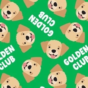 Golden Club - Golden Retrievers - green - LAD23