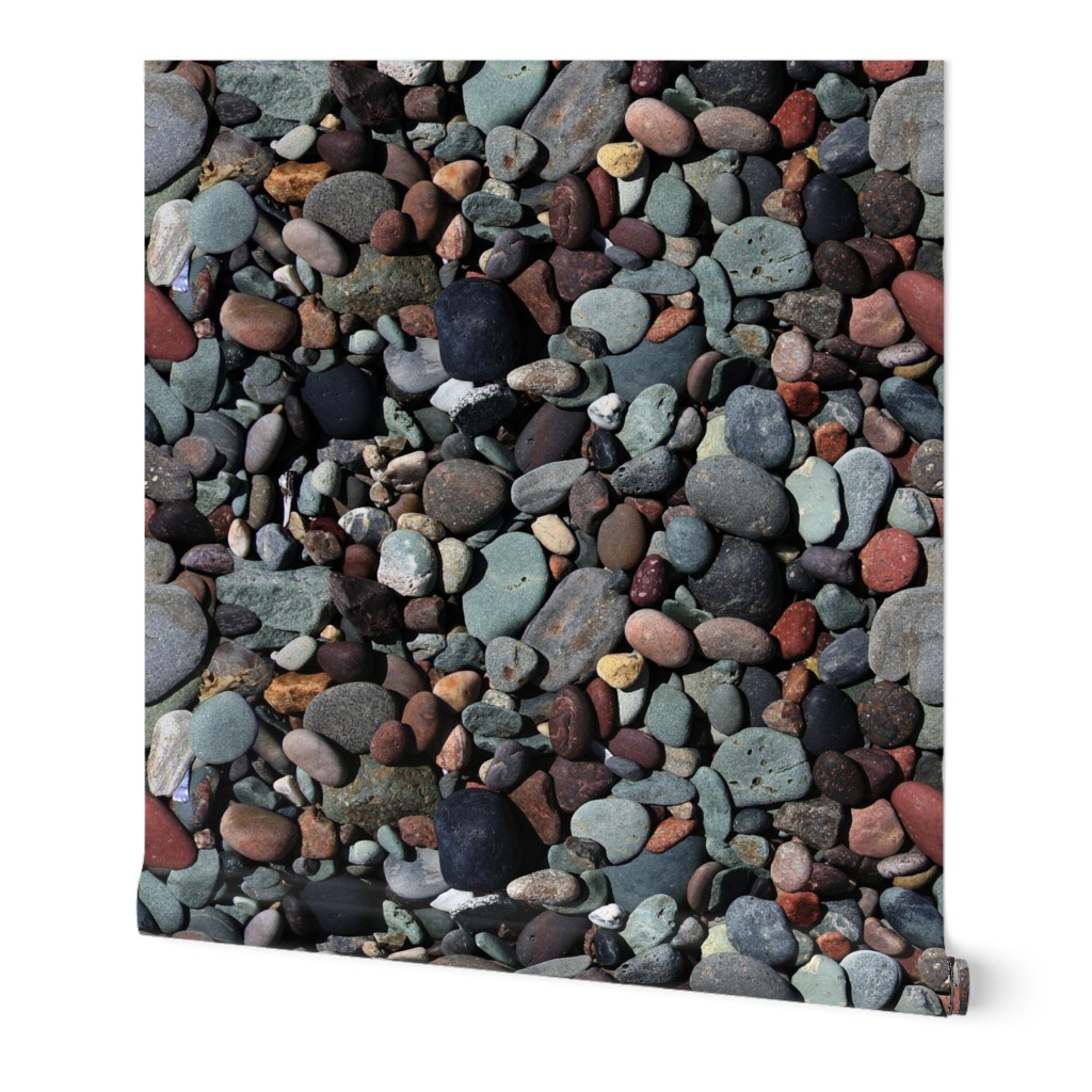 Colorful, Repeating Beach Stones