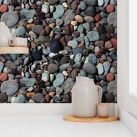 Colorful, Repeating Beach Stones