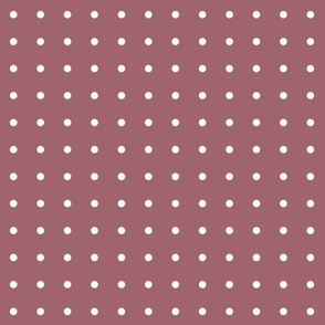 Blush Pink with Small White Polka Dots Pattern Print