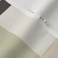 Check Stripe | Bone Beige, Creamy White, Purple-Brown-Gray,  Thistle Green | Geometric