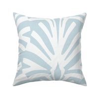 Abstract Zebra Moth light blue white XL 24 curtain duvet scale by Pippa Shaw
