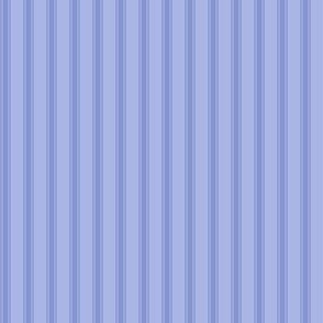 Ticking Stripe: Periwinkle Blue Pillow Ticking, Mattress Ticking