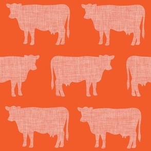 papaya + geranium cows