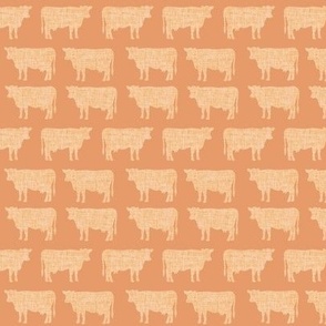 small apricot + latte cows