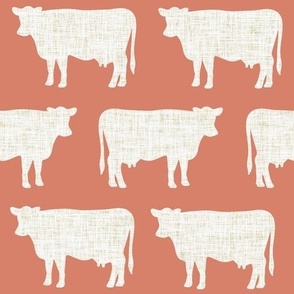 dirty apricot + latte cows