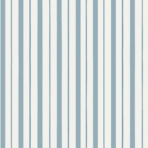 Preppy Blue Stripes, Denim Blue, Hand Drawn Stripes, Hand Drawn Lines, Blue and White, Classic Pattern, Simple Lines, Blender Pattern, Seersucker Stripe, Masculine, Gender Neutral, Soft Blue, Contemporary Neutral, Geek Stripe