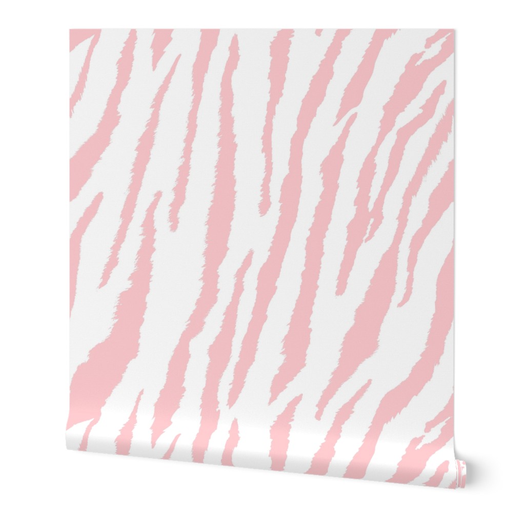 Tiger Stripes White and Pink