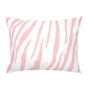 Tiger Stripes White and Pink