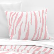 Tiger Stripes White and Pink