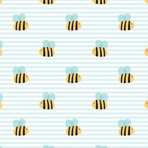 Bumble Bees - Blue Stripes