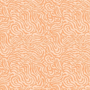 Ocean swirl orange peach pink Regular Scale by Jac Slade