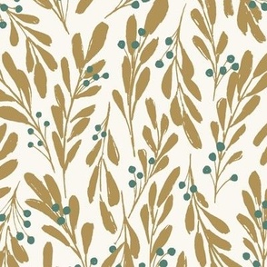 Leaves of Grace_Medium_Cream-Mustard Gold_Hufton-Studio