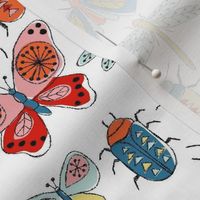 Doodle bugs - white