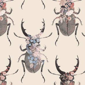 Watercolour Stag Beetle - Large