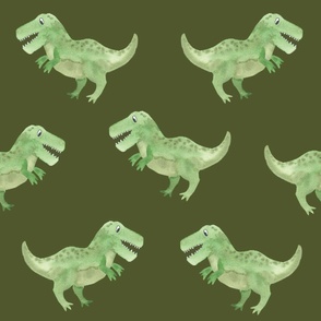 T rex dark green