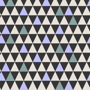 Triangles - Lilac mint